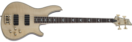 Schecter DIAMOND SERIES Omen Extreme-4 Gloss Natural 4-String Electric Bass Guitar  